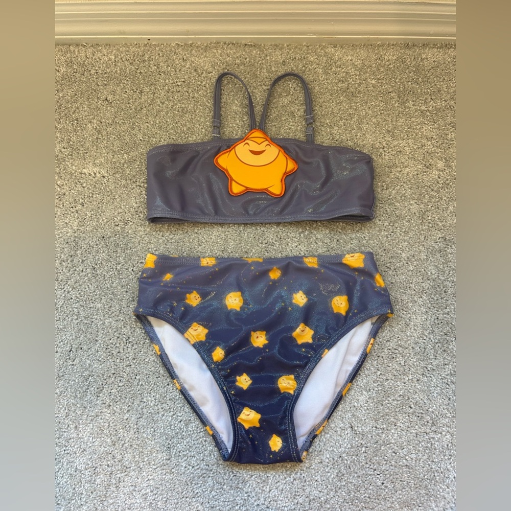 Disney Wish Star Girls Bikini Set, size 7/8